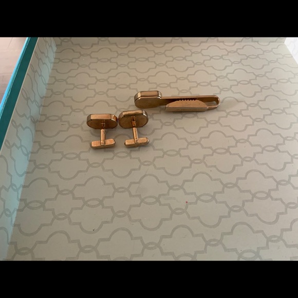VINTAGE SWANK CUFFLINK AND TIE TACK - Picture 5 of 7